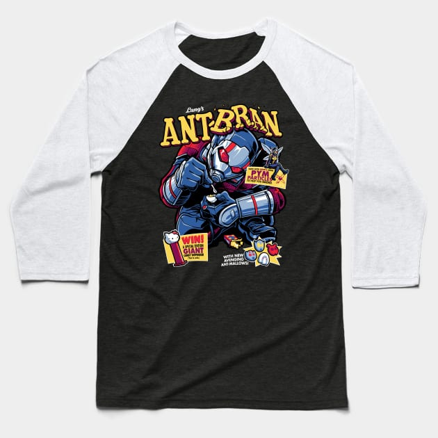 Ant Bran Baseball T-Shirt by harebrained